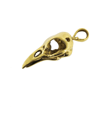 Pendentif crane d'oiseau
