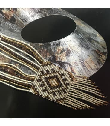 COLLIER MEXICAIN TISSAGE DE PERLES