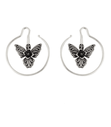 DAENERYS -LAITON PLAQUE ARGENT- 2,3mm-VENDU A LA PAIRE