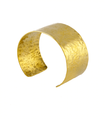 BRACELET LAITON MARTELE- 3cm by S.HECHES