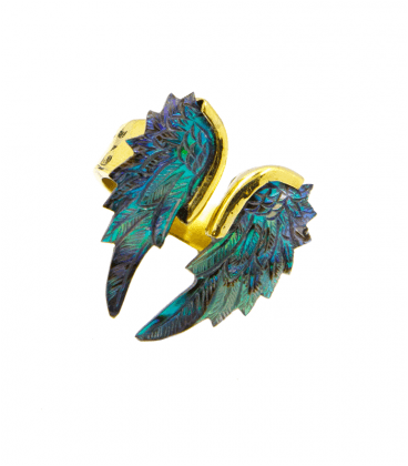 BAGUE AILES (ABALONE) by S.HECHES