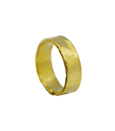 BAGUE LAITON MARTELE by S.HECHES- SMALL