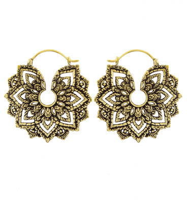 MANDALA FLOWER (laiton) - VENDUES PAR PAIRE