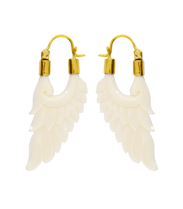 WHITE WINGS (os de buffle)-VENDUES PAR PAIRE