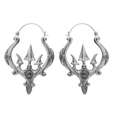 SHIVA'S GRACE-PLAQUEES ARGENT- VENDUES PAR PAIRE