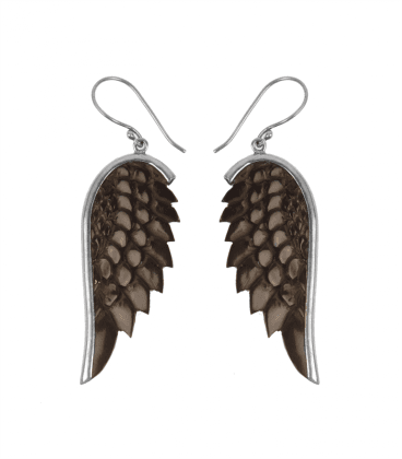 WINGS- PLAQUE ARGENT-VENDUES PAR PAIRE