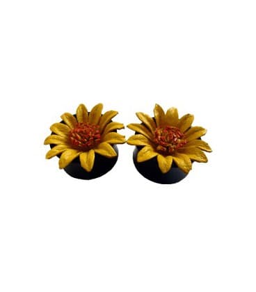 SUN FLOWER (CORNE ET CUIR )