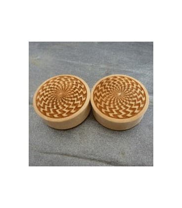 TWIST PATTERN (bois sculpté au laser)