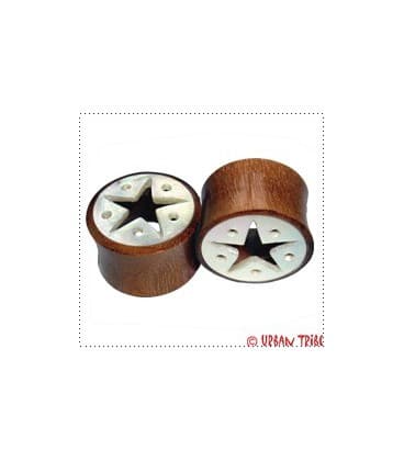 STAR (nacre et bois de sawo)