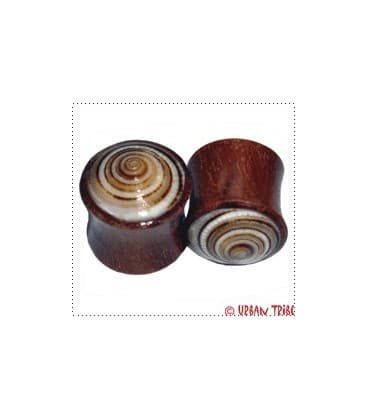 SHELL (coquillage et bois de sawo)