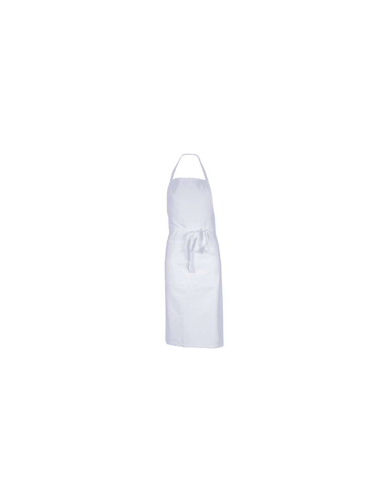 TABLIER BAVETTE PISE BLANC