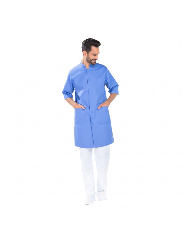 BLOUSE STEPHANO MANCHES 3/4 AZUR T1