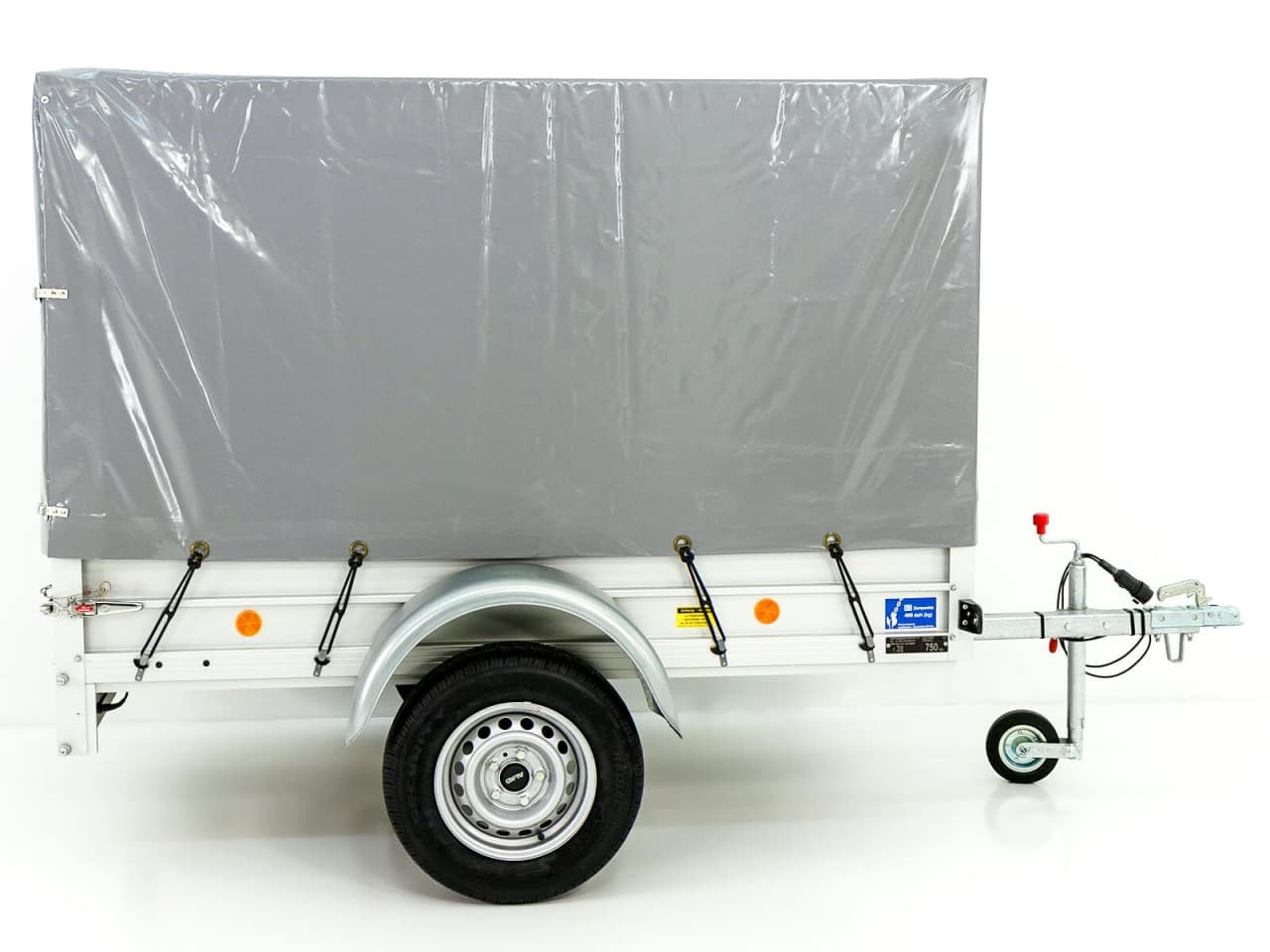 Koch Anhänger mit Plane 105x205cm 750kg|Typ U2|Hochplane 130cm|Angebot-Neu