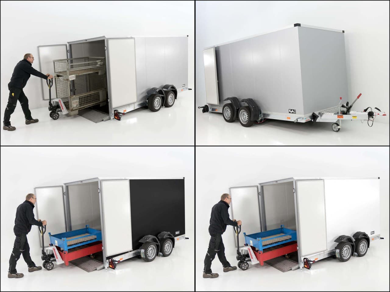 Vezeko Koffer-Absenkanhänger 157x344cm Höhe:210cm 2,7t-Neu