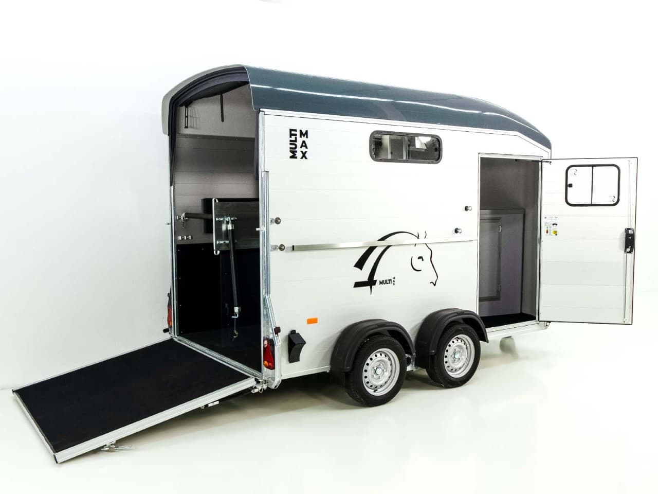 Cheval Liberte Pferdeanhänger Multi Max 2 | grau-Neu
