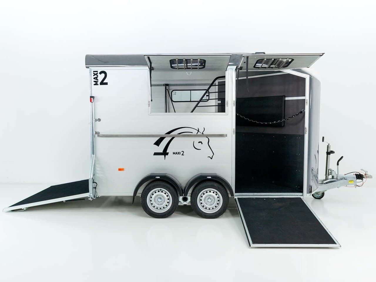 Cheval Liberte Pferdeanhänger MAXI 2|grau-Neu