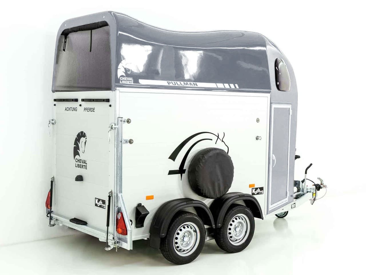 Cheval Liberte Pferdeanhänger GOLD One 1,5er|Pullman-Fahrwerk|grau-Neu