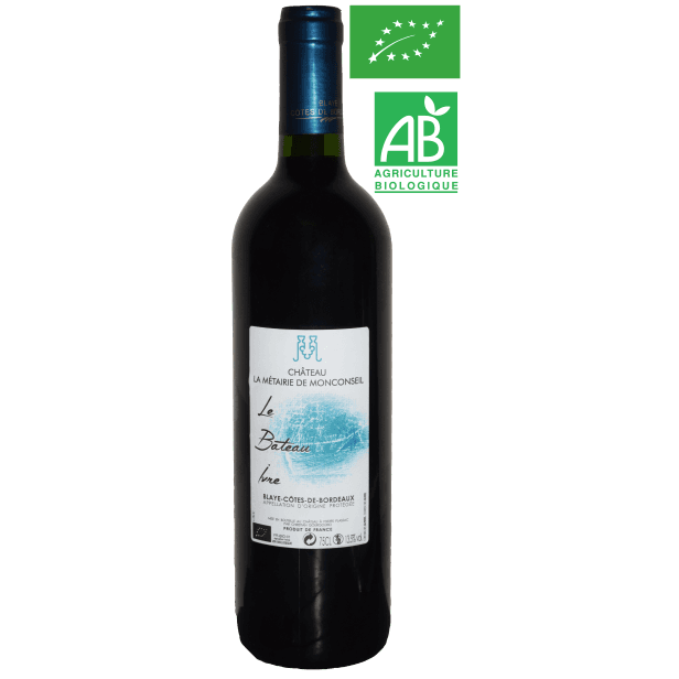 Château La Métairie de Monconseil - Côtes de Bordeaux Blaye "Le Bateau Ivre" 2021