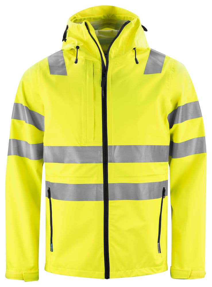 6450 VESTE SOFTSHELL CAPUCHE - EN 343 3/3/X - HV EN ISO 20471 CLASSE 3/2