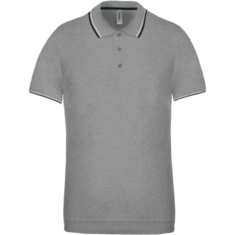 Polo Homme manche courte col 2 couleurs - Kariban