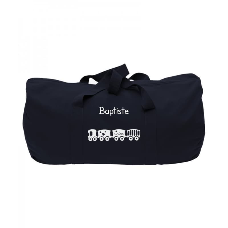 Sac en toile personnalisé bleu navy