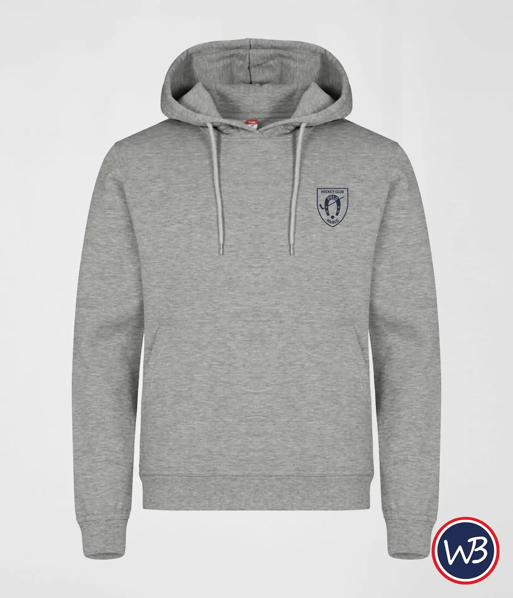 Hoody unisexe gris - Polo HC Marcq