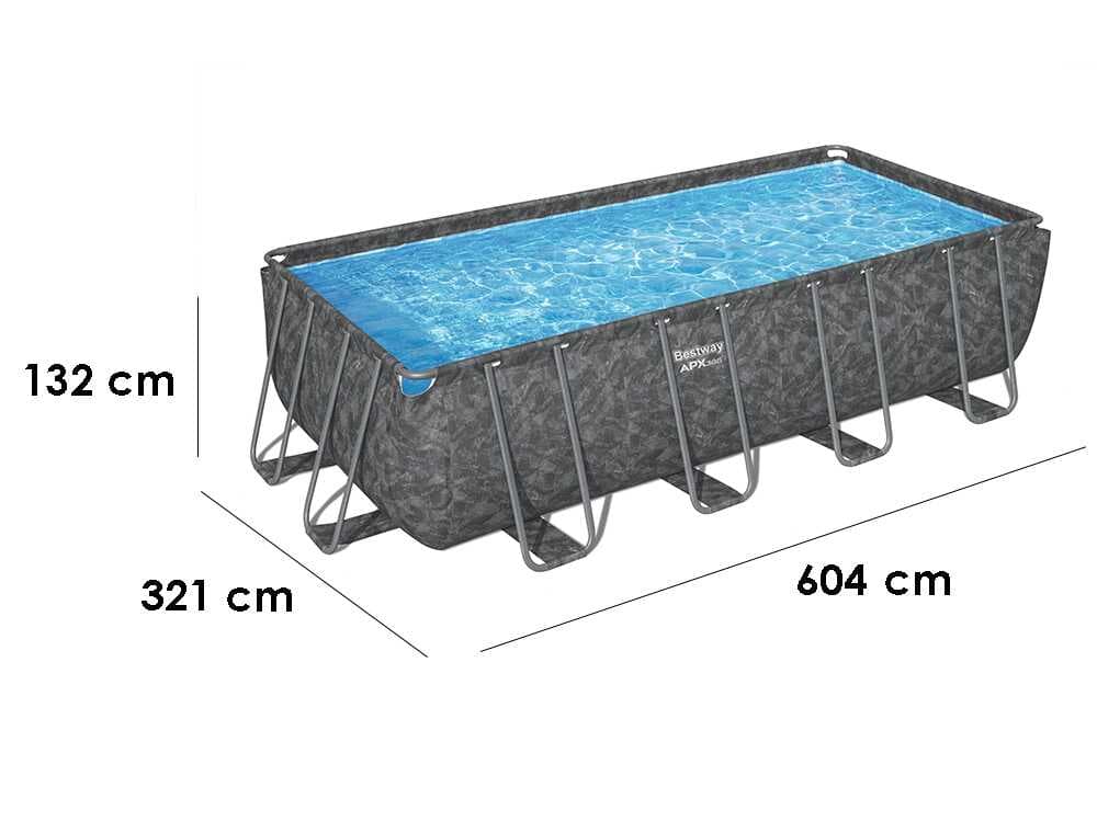 Bestway APX 365 561KA - 549x274x132 cm - Piscina desmontable para 7-8 personas
