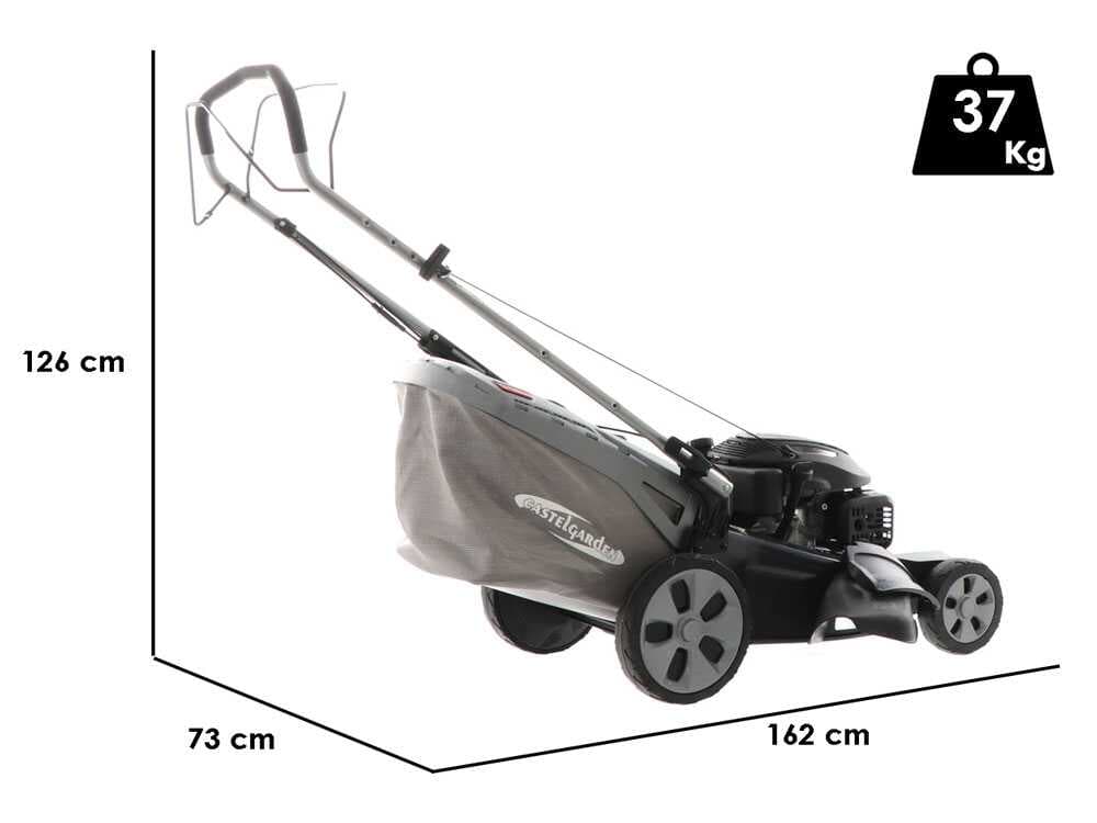 Cortacésped autopropulsado de gasolina CastelGarden XS 55 S - 4 en 1 - Corte 53 cm