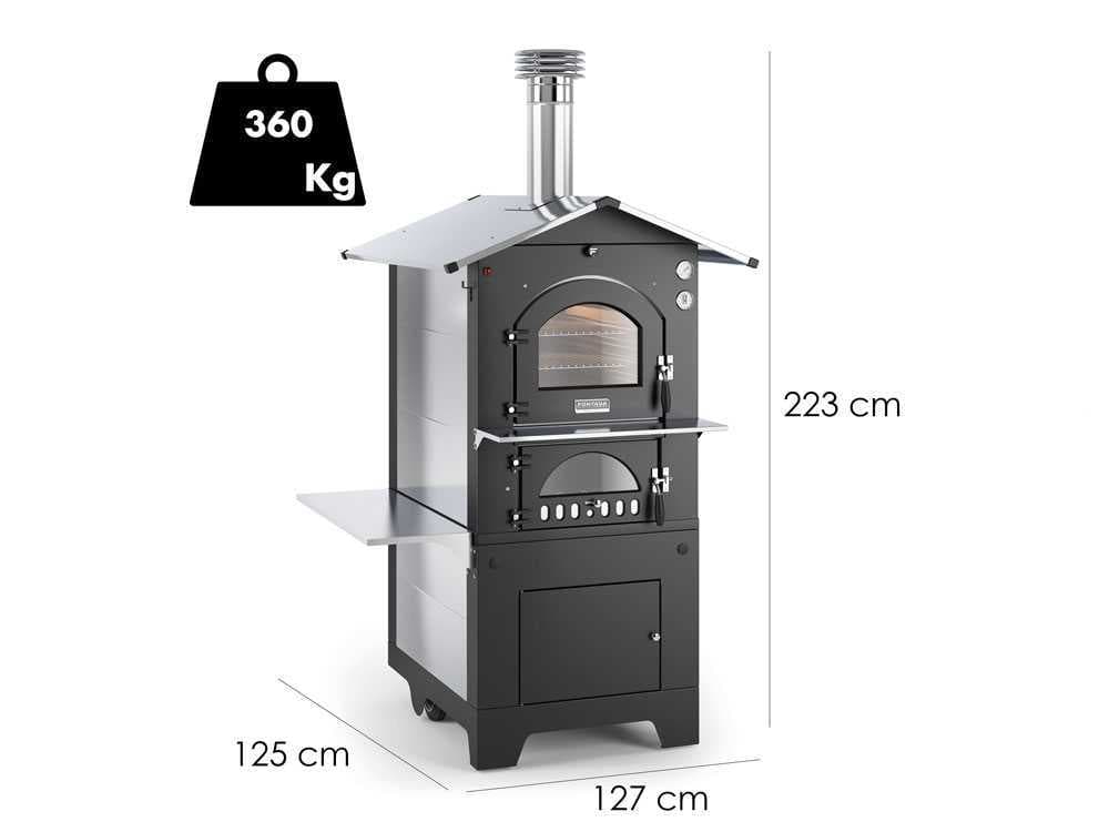 Fontana Gusto - Horno de leña de exterior 80X54 cm
