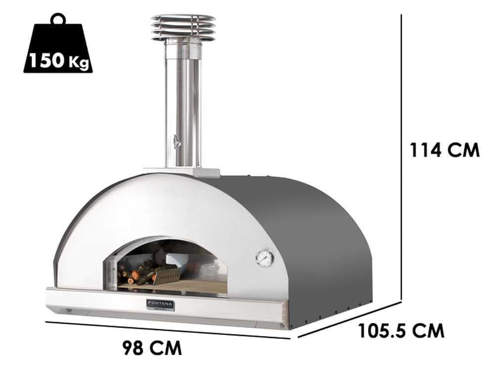 Fontana Marinara Antracite - Horno de leña