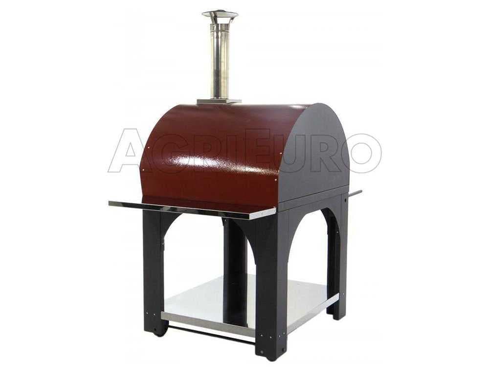 Horno de leña para pizza de exterior Cibus Red - 5 pizzas
