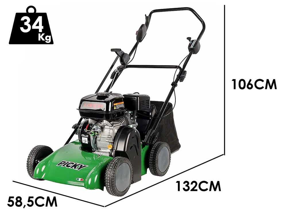 Marina Systems Picky L - Barredora de gasolina - Motor Loncin G200F