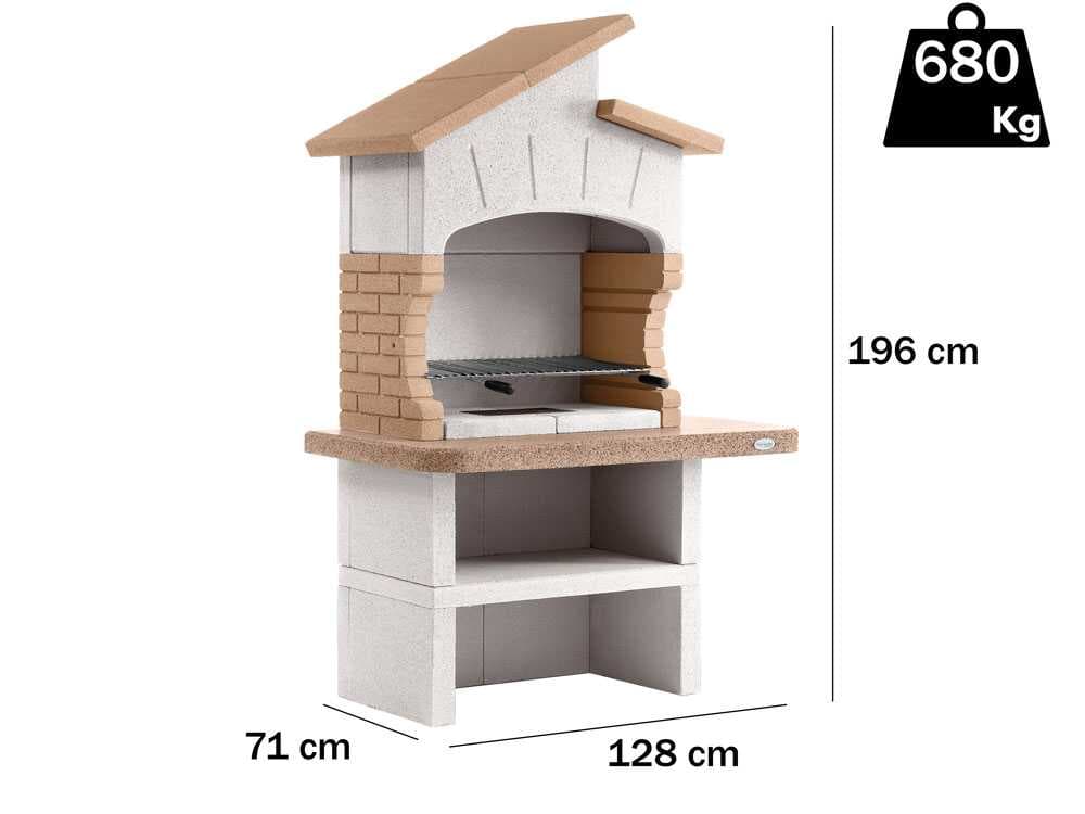 Palazzetti Lido - Barbacoa de obra para leña y carbón