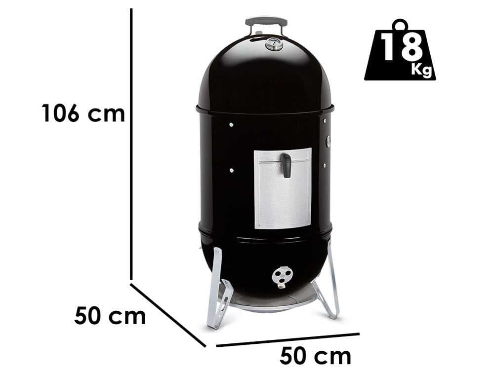 Weber Smokey Mountain Cooker - Barbacoa ahumador de carbón - 47 cm