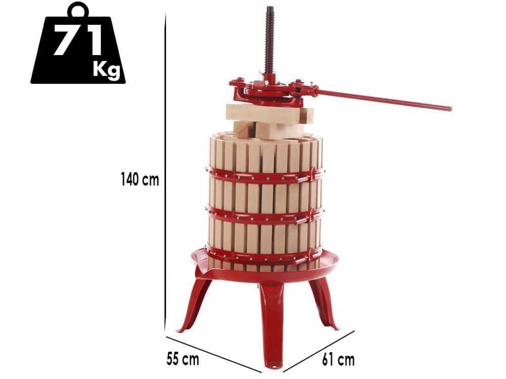 Baesso 50 - Prensa manual para uva - 127 l