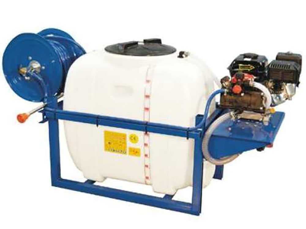 Pulverizador tipo bancada basculante con depósito 200L para plataforma motocarretillas