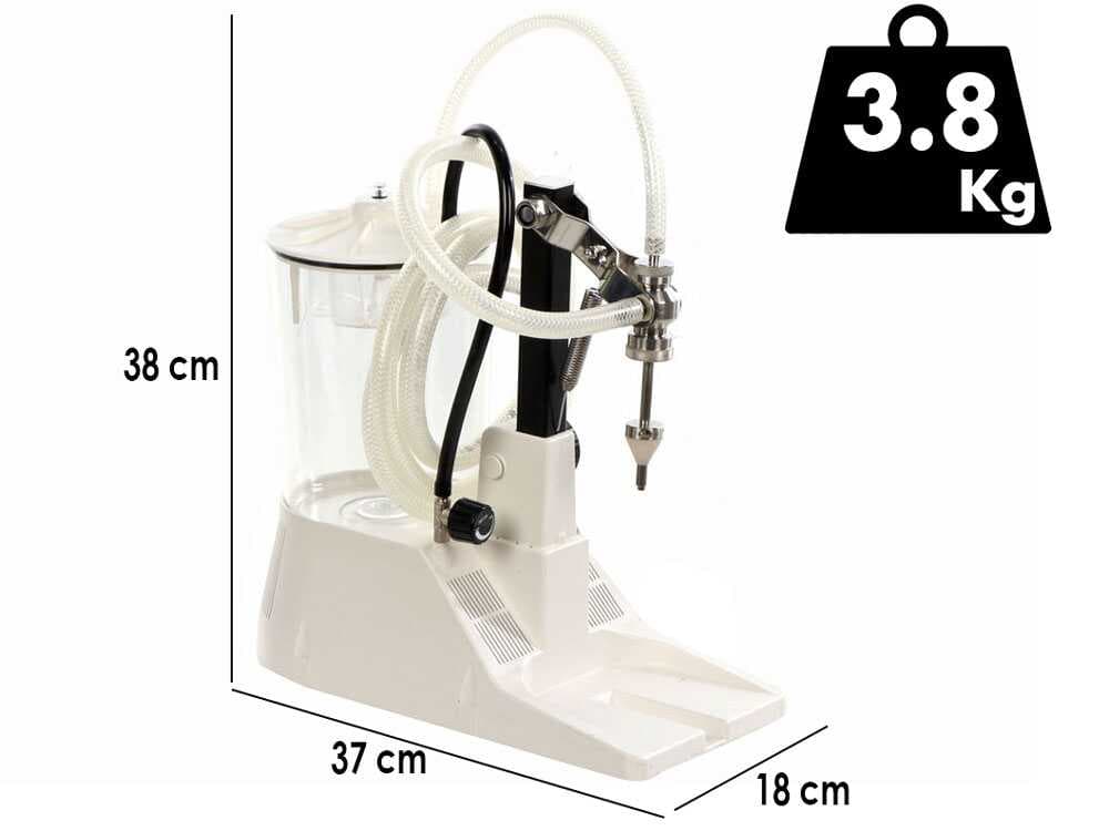 Tenco Enolmatic Mignon Inox - Embotelladora eléctrica con boquilla mignon