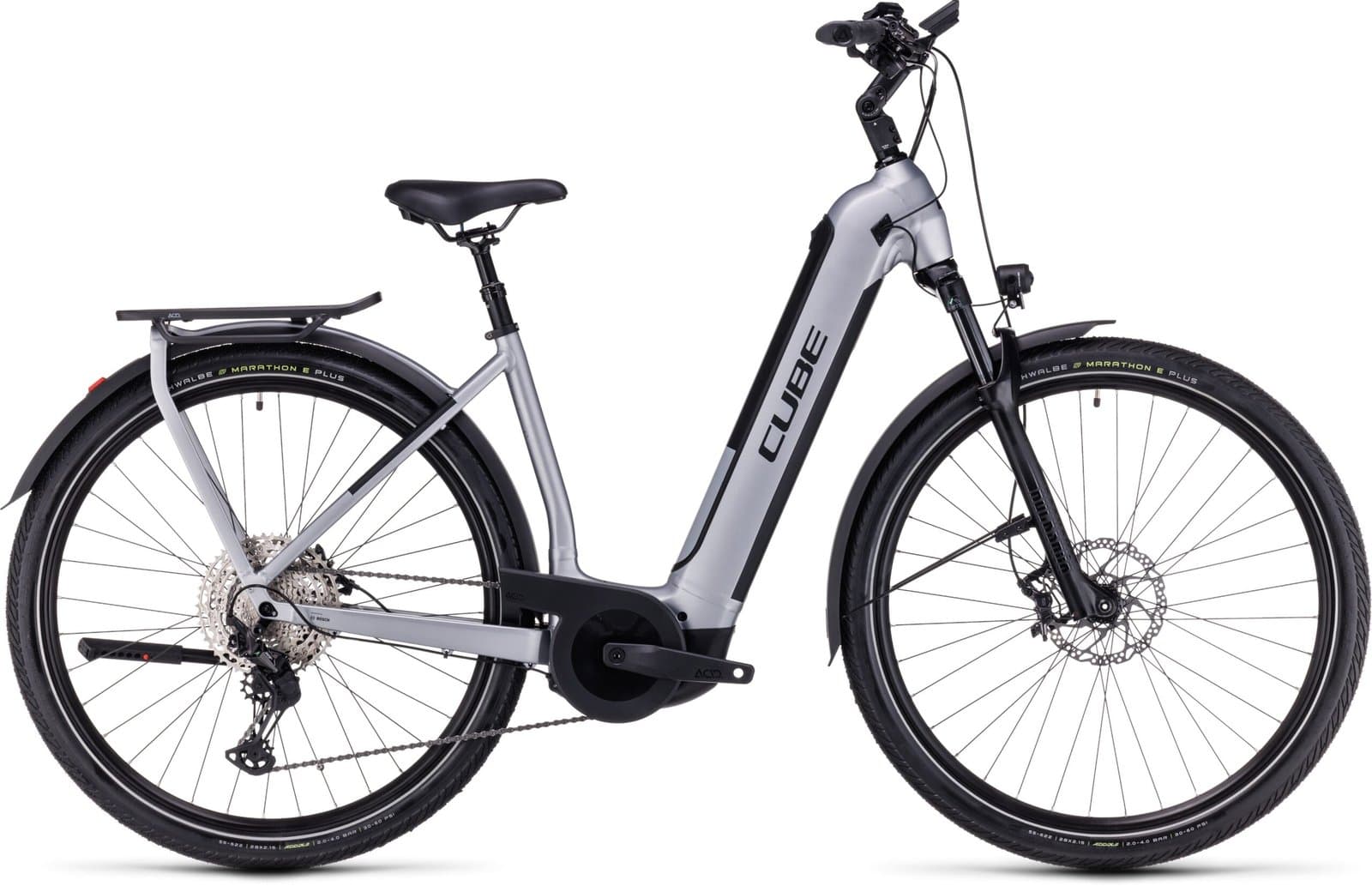 Cube Kathmandu Hybrid Slx 750 Polarsilver N Black - L