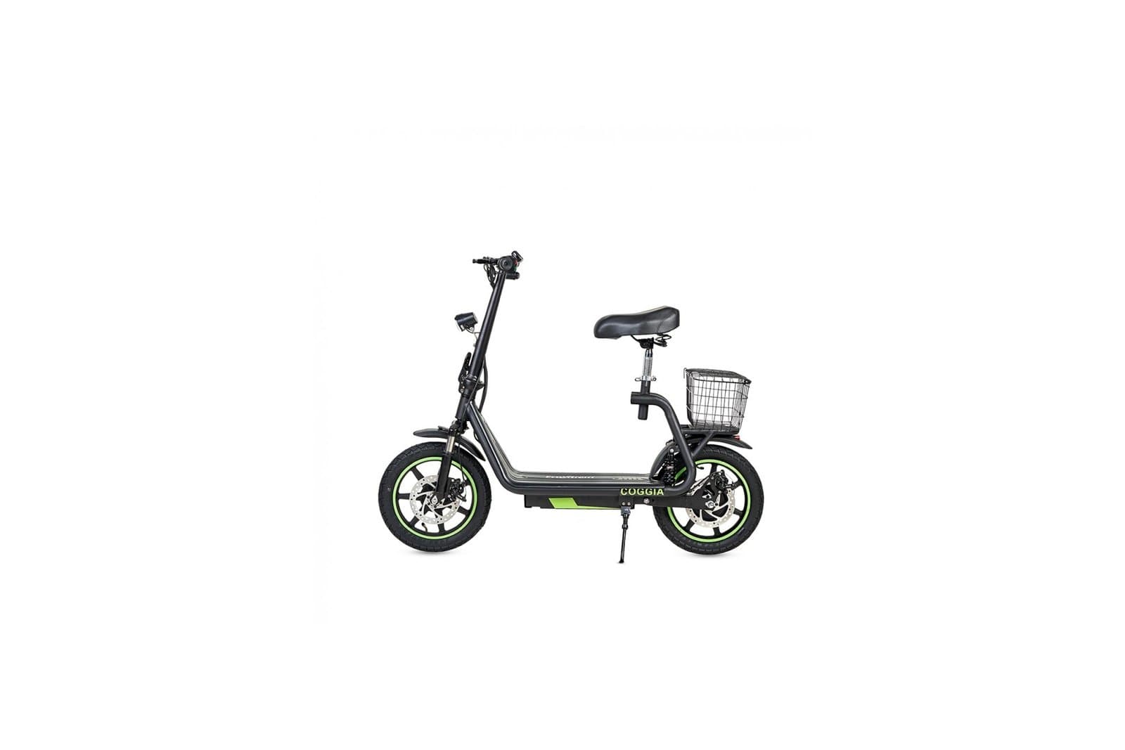 Elektrofahrrad ohne Pedale COGGIA mit Korb, 500 Watt, klappbar