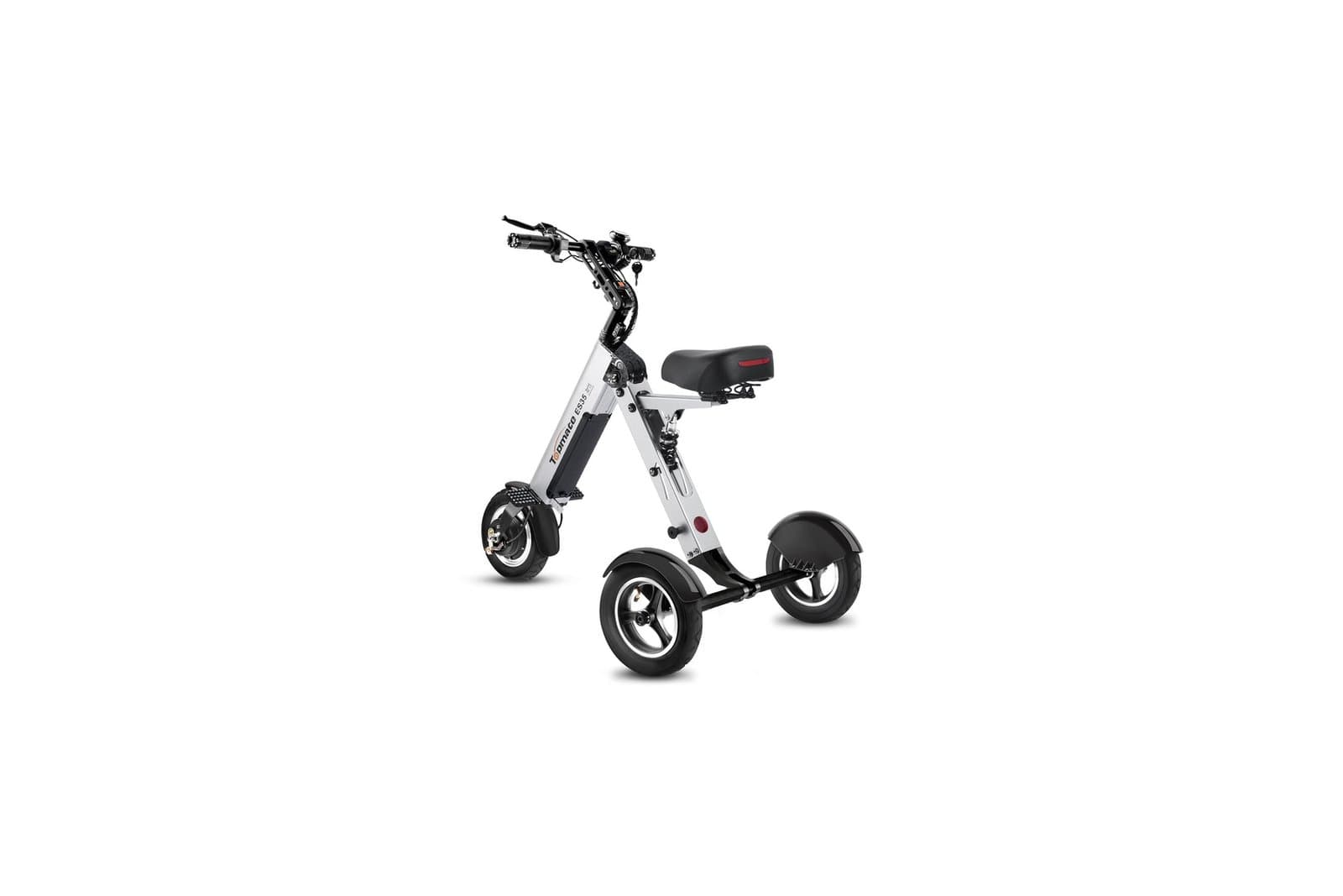 MATE 4 E-Scooter mit 3 Rädern, klappbar, 16 kg, herausnehmbarer Akku – ultraleichtes Elektro-Dreirad für Menschen mit eingeschränkter Mobilität