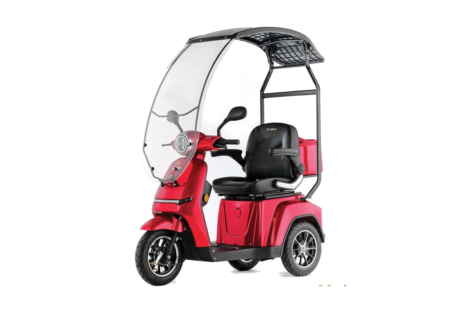 Elektromobil Veleco Turris mit 3 RĂ€dern, stabil, mit Dach â fĂŒr Senioren und Menschen mit eingeschrĂ€nkter MobilitĂ€t
