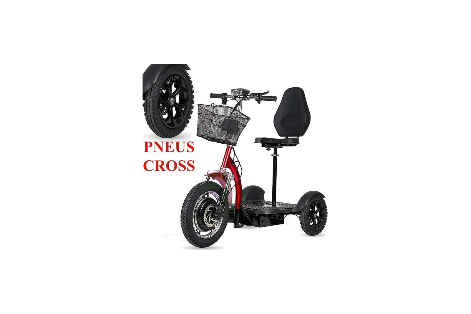 TRIBO 500 – Stabiler E-Scooter mit 3 Rädern für Senioren und Menschen mit eingeschränkter Mobilität