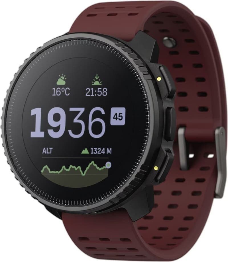 Montre GPS Suunto Vertical Black Lime - Rouge