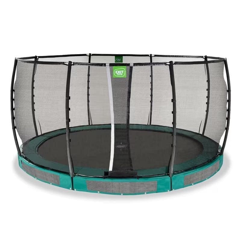 Trampoline enterré EXIT Allure Premium ø427cm - vert