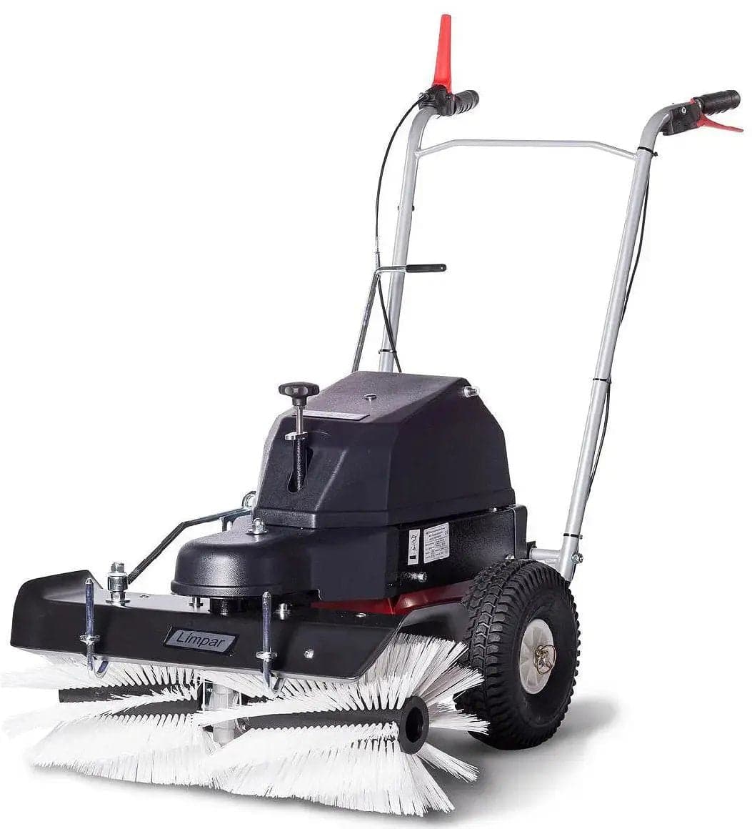 4F Schmutz- und Schneekehrmaschine Limpar Akku 26 mit WinterkehrbĂŒrstensatz - Modell 2025