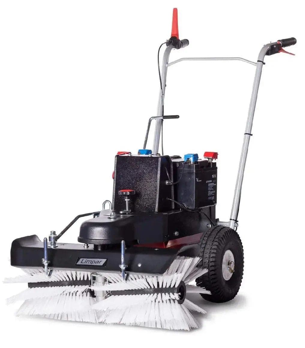 4F Schmutz- und Schneekehrmaschine Limpar Akku 52 mit KehrbĂŒrstensatz - Modell 2025