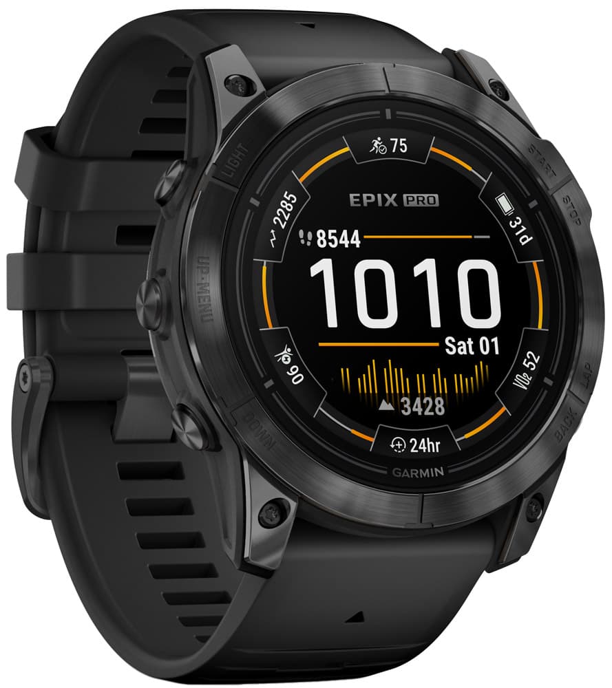 Garmin EPIXâą PRO (GEN 2) SAPPHIRE 51mm - GPS Multisport Smartwatch - schwarz