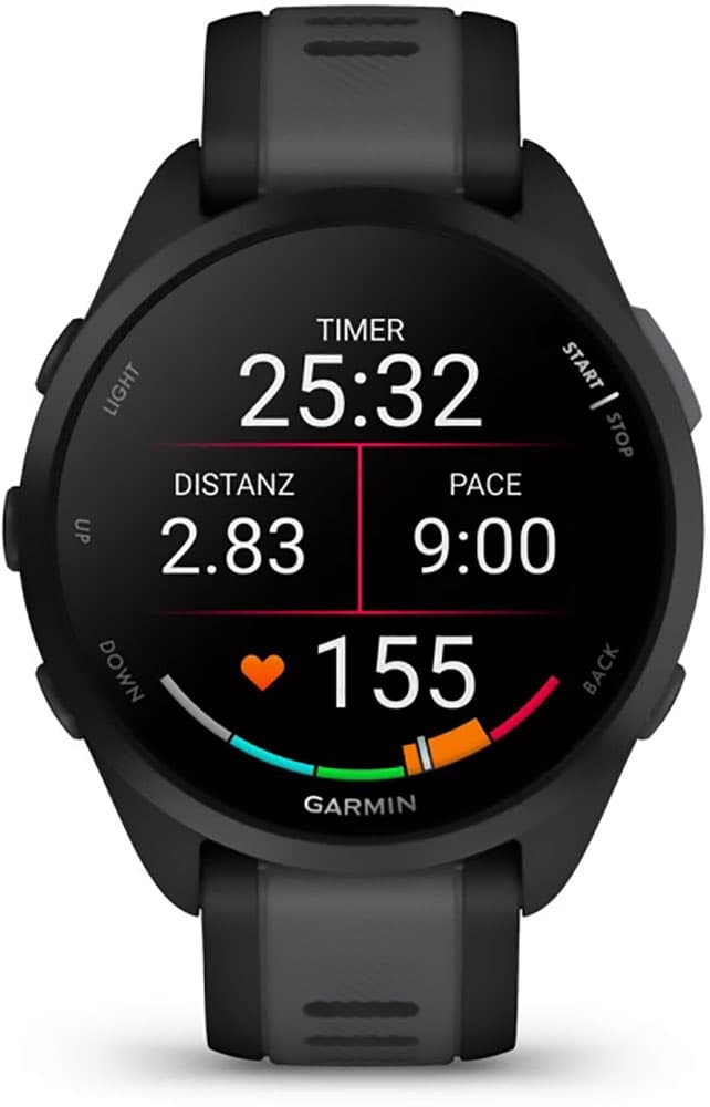 Garmin Forerunner 165 Music 39mm - GPS Multisport Smartwatch - schwarz